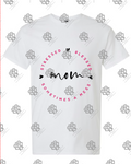 Mom Stressed Blessed Sometimes a Mess T-shirt Design #1014