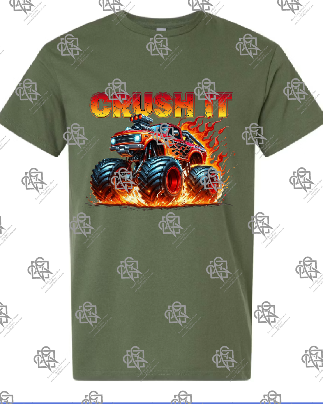 CRUSH IT Monster Truck T-Shirt
