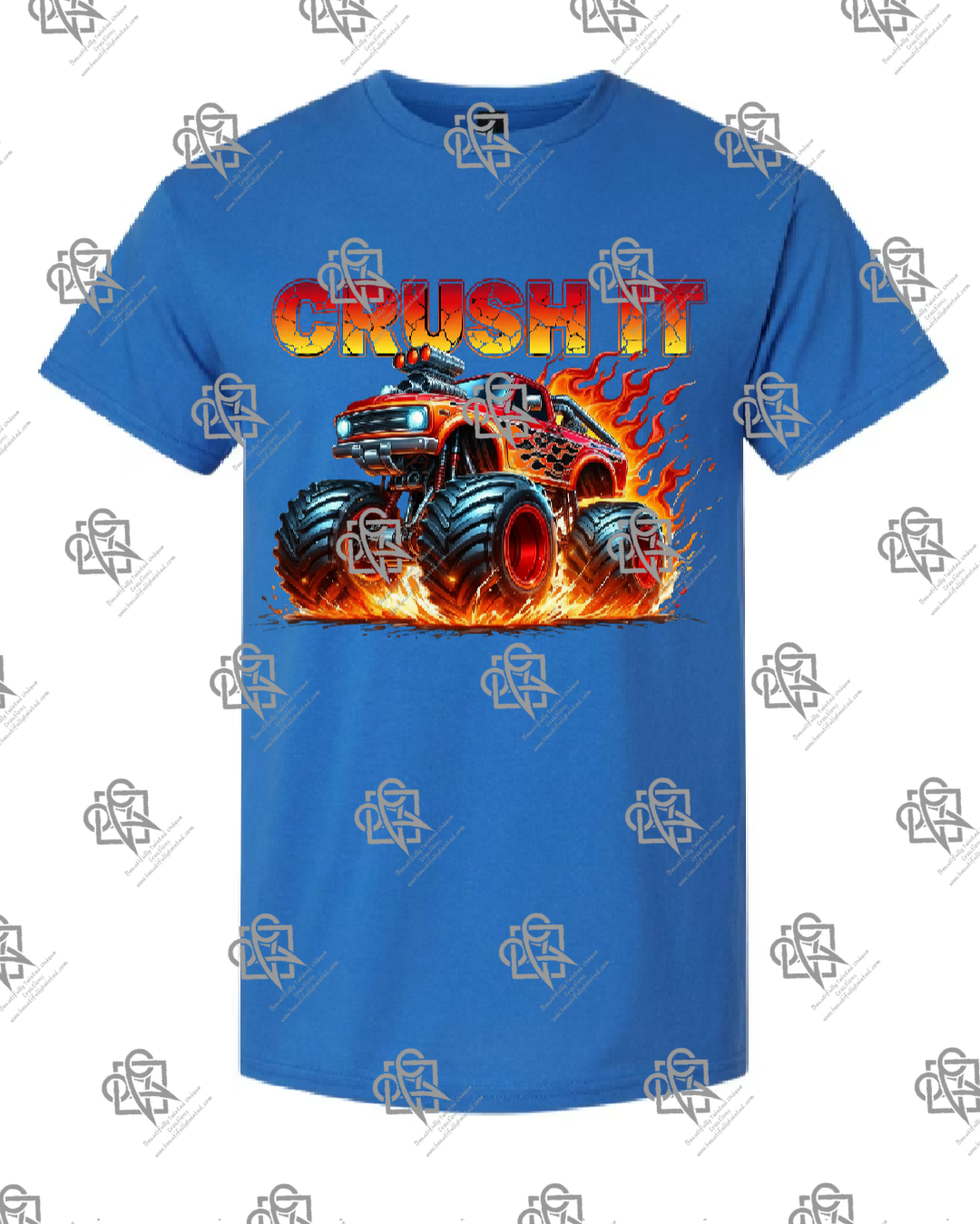CRUSH IT Monster Truck T-Shirt