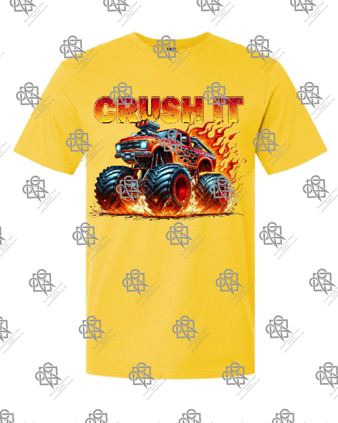 CRUSH IT Monster Truck T-Shirt