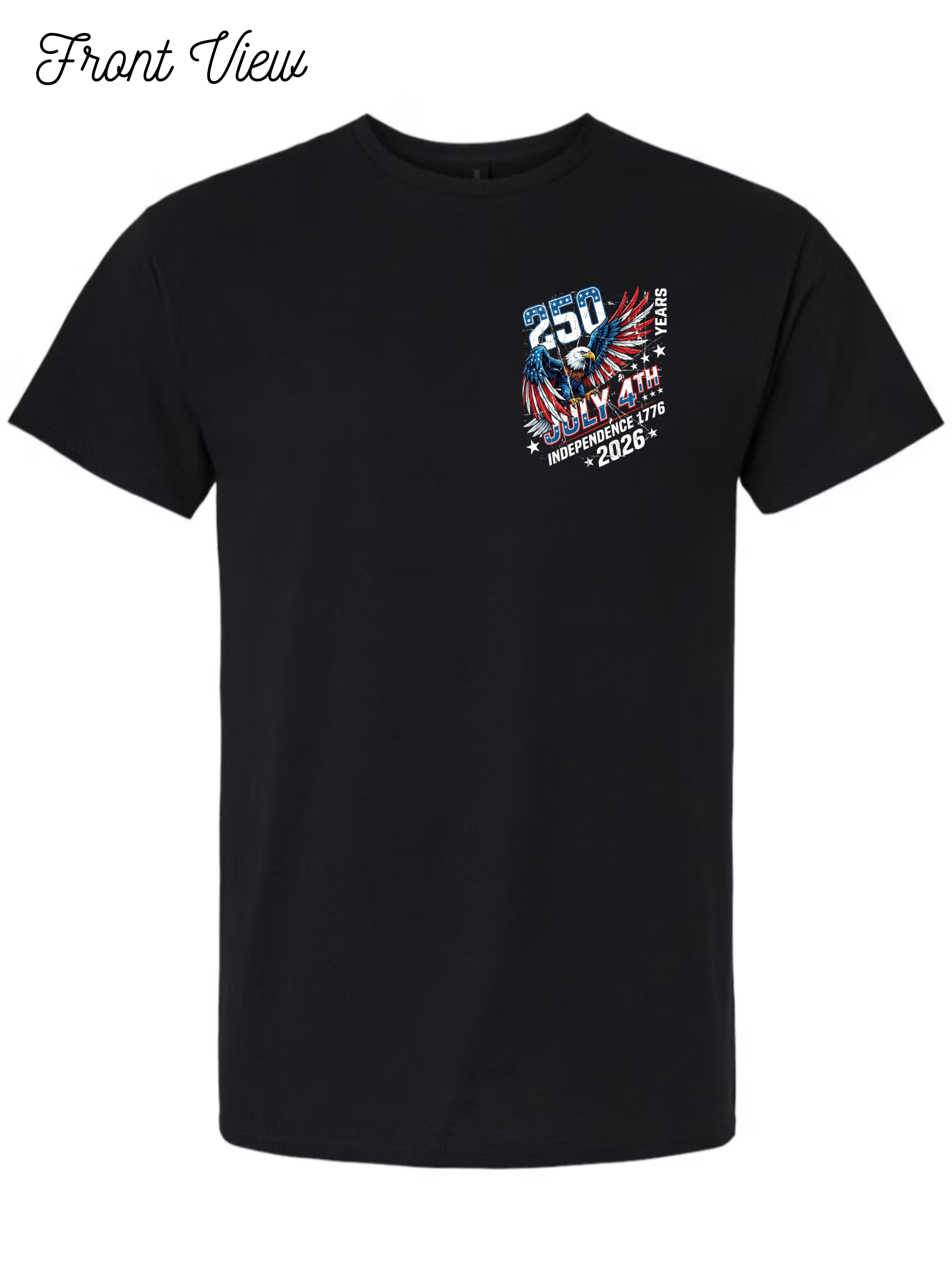 July 4th 250 Years of Independence 2026 T-Shirt Design #1071