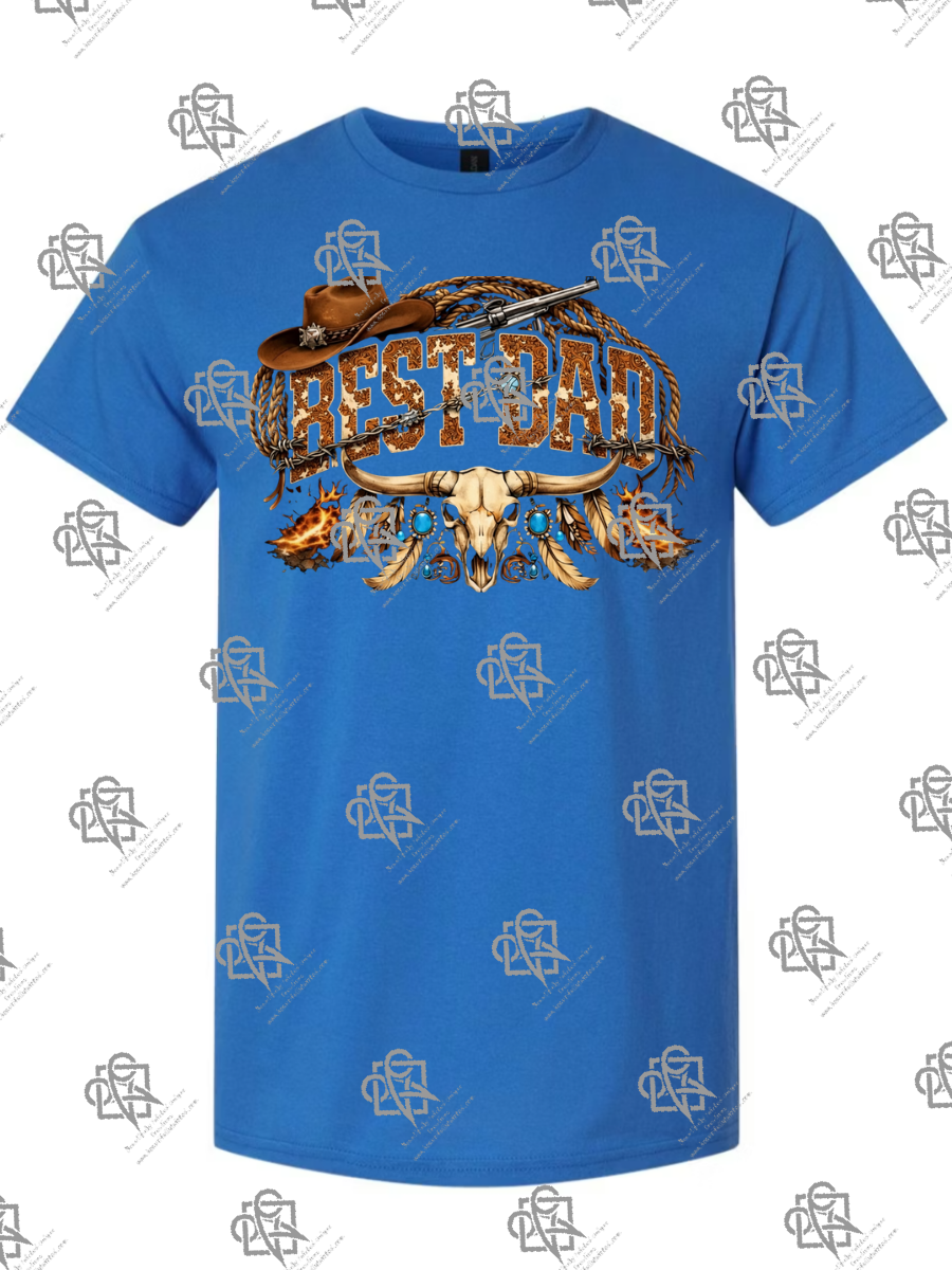 Best Dad Western T-Shirt