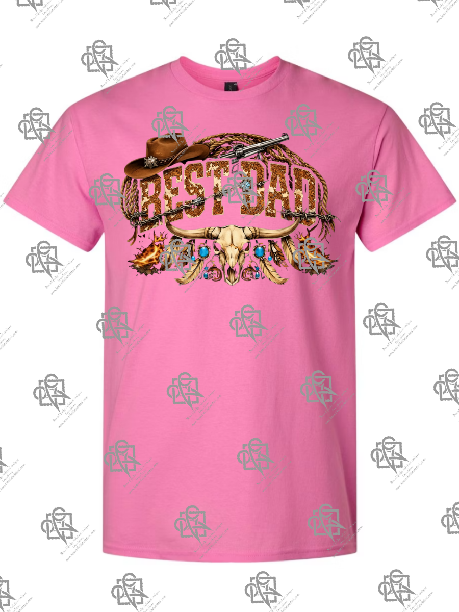 Best Dad Western T-Shirt