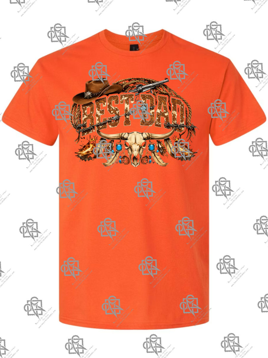 Best Dad Western T-Shirt