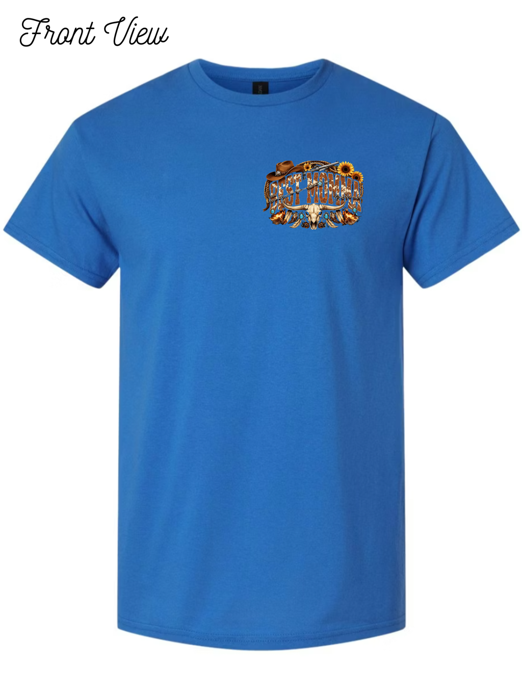 Best Momma Rustic Sunflower T-Shirt Design #1031