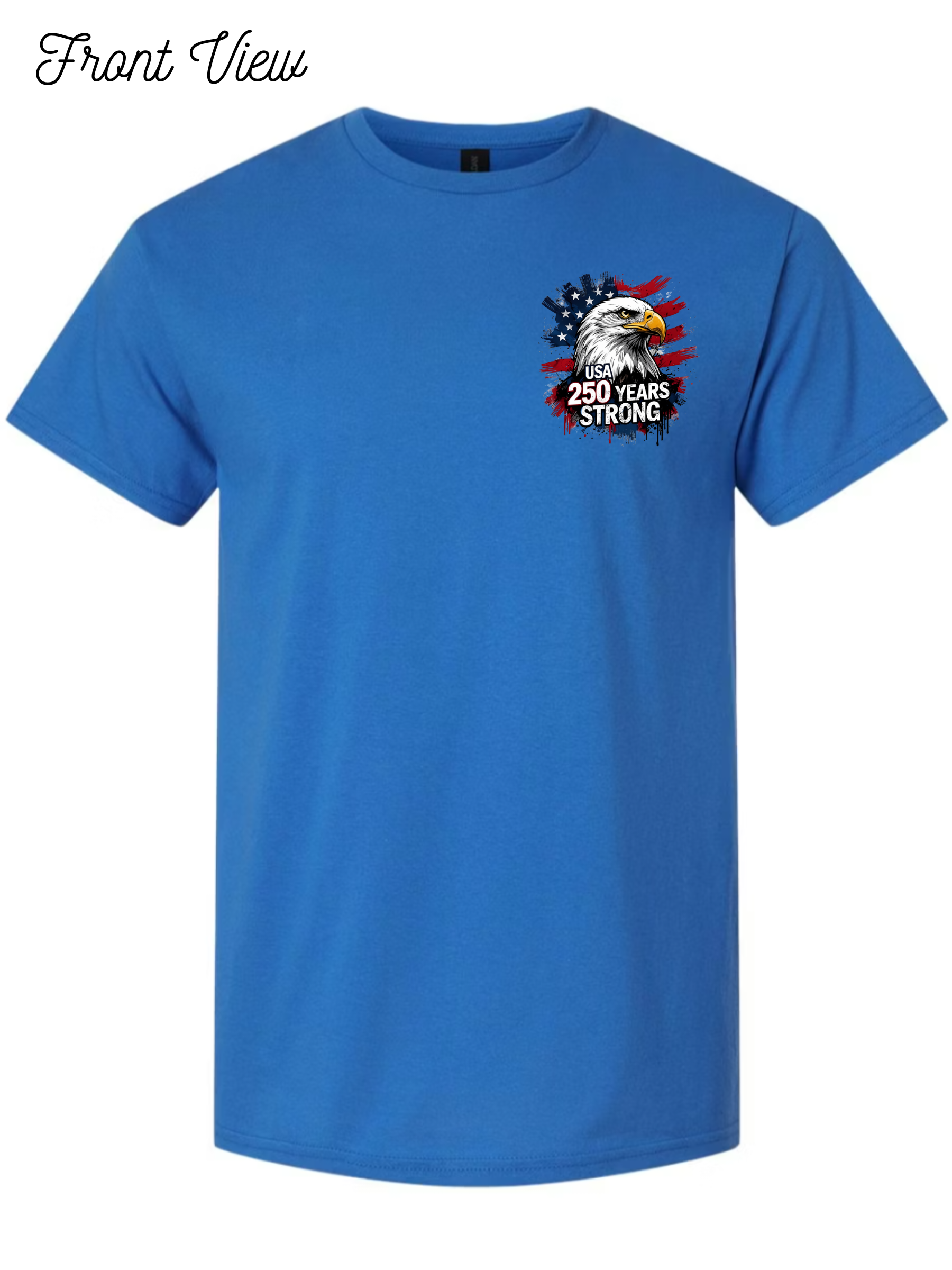 USA 250 Years Strong T-Shirt Design #1035