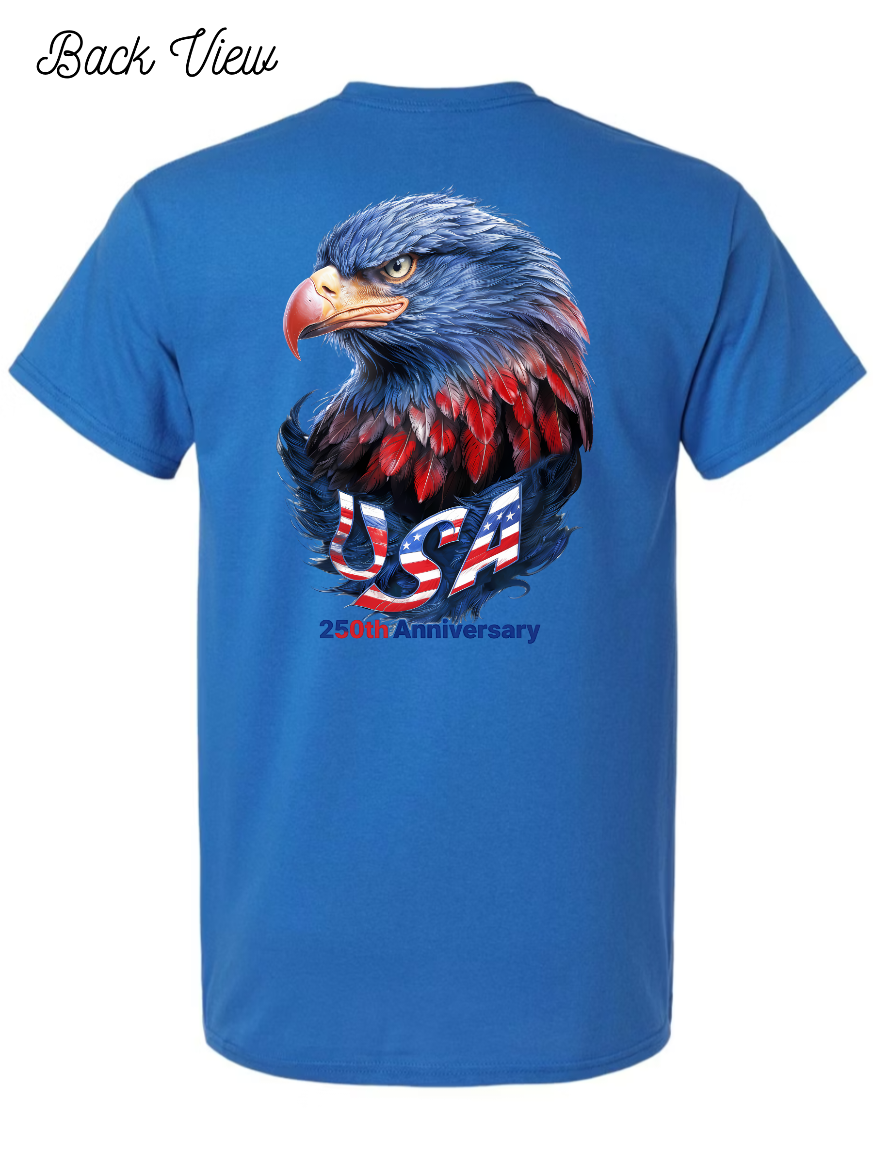 USA 250th Anniversary Eagle T-Shirt #1036