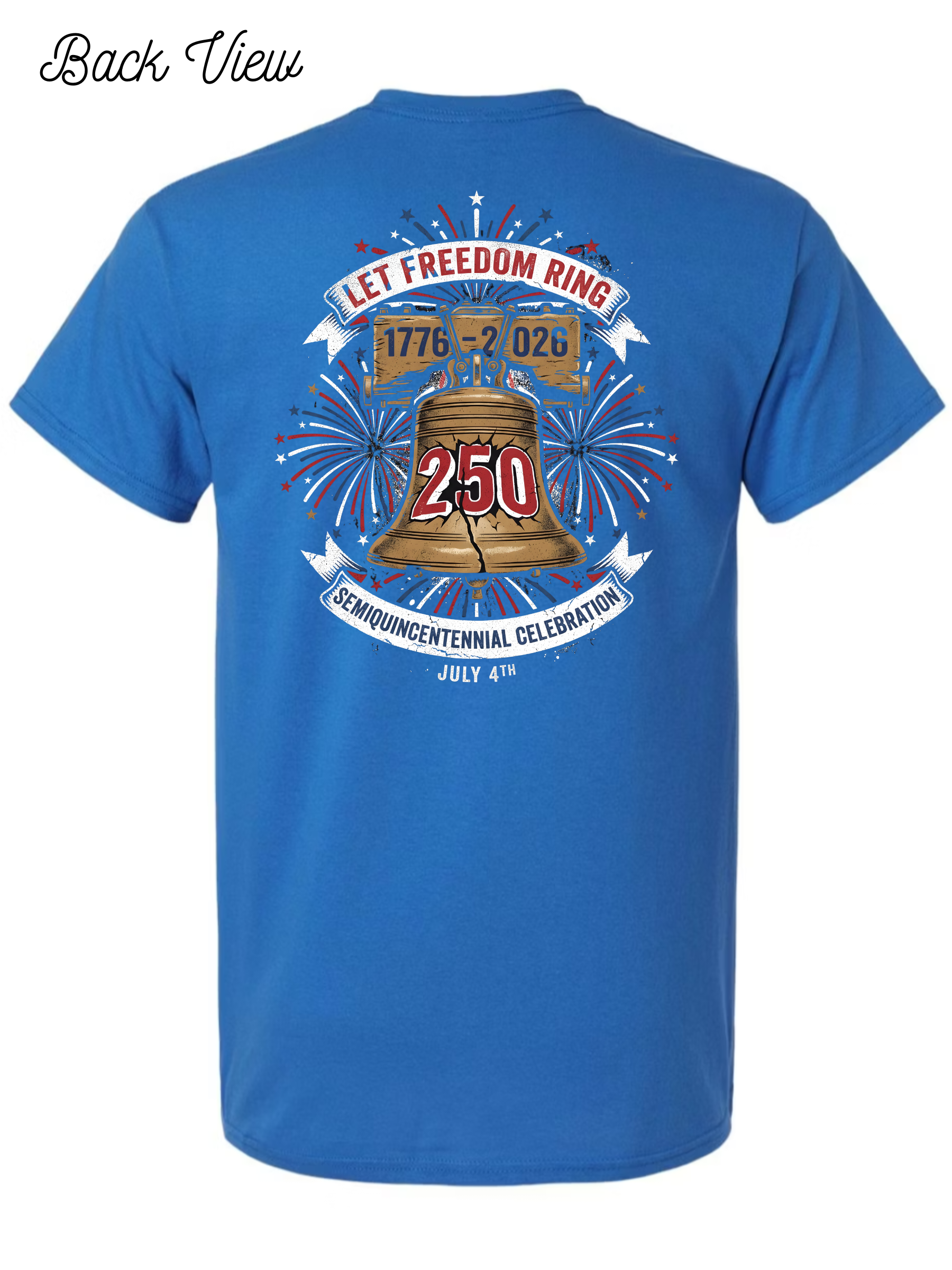250th USA Birthday Liberty Bell T-Shirt Design #1068