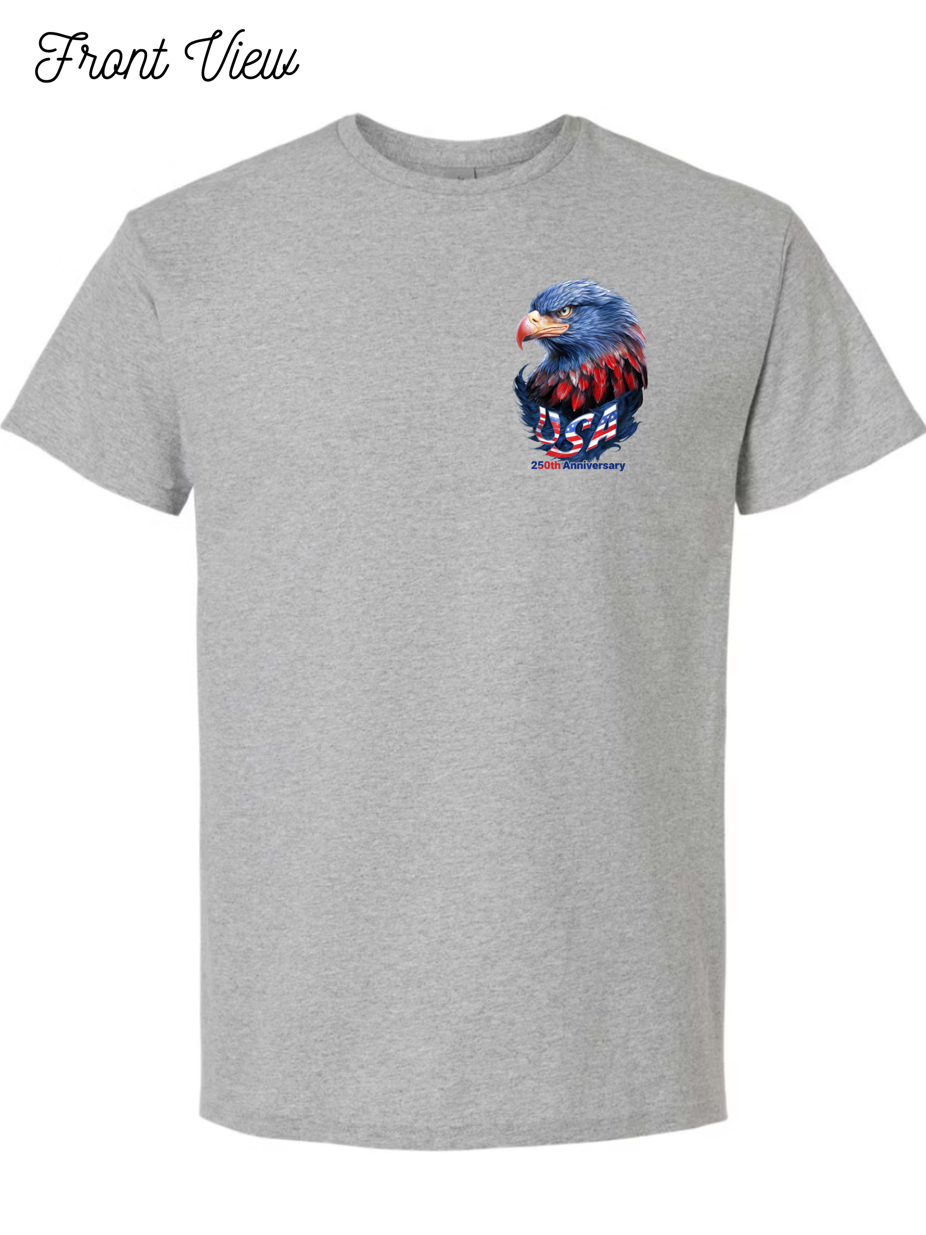 USA 250th Anniversary Eagle T-Shirt #1036