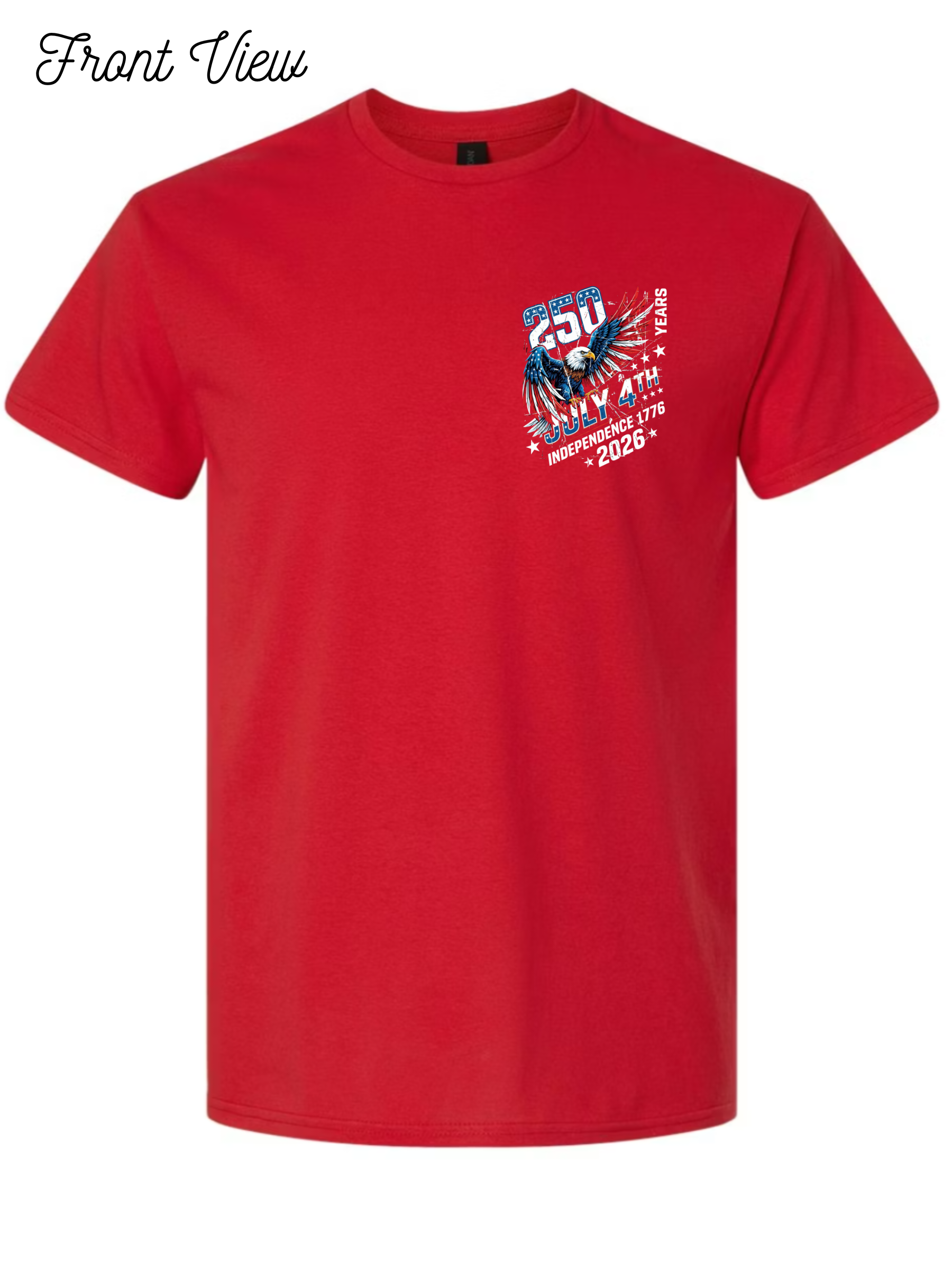 July 4th 250 Years of Independence 2026 T-Shirt Design #1071
