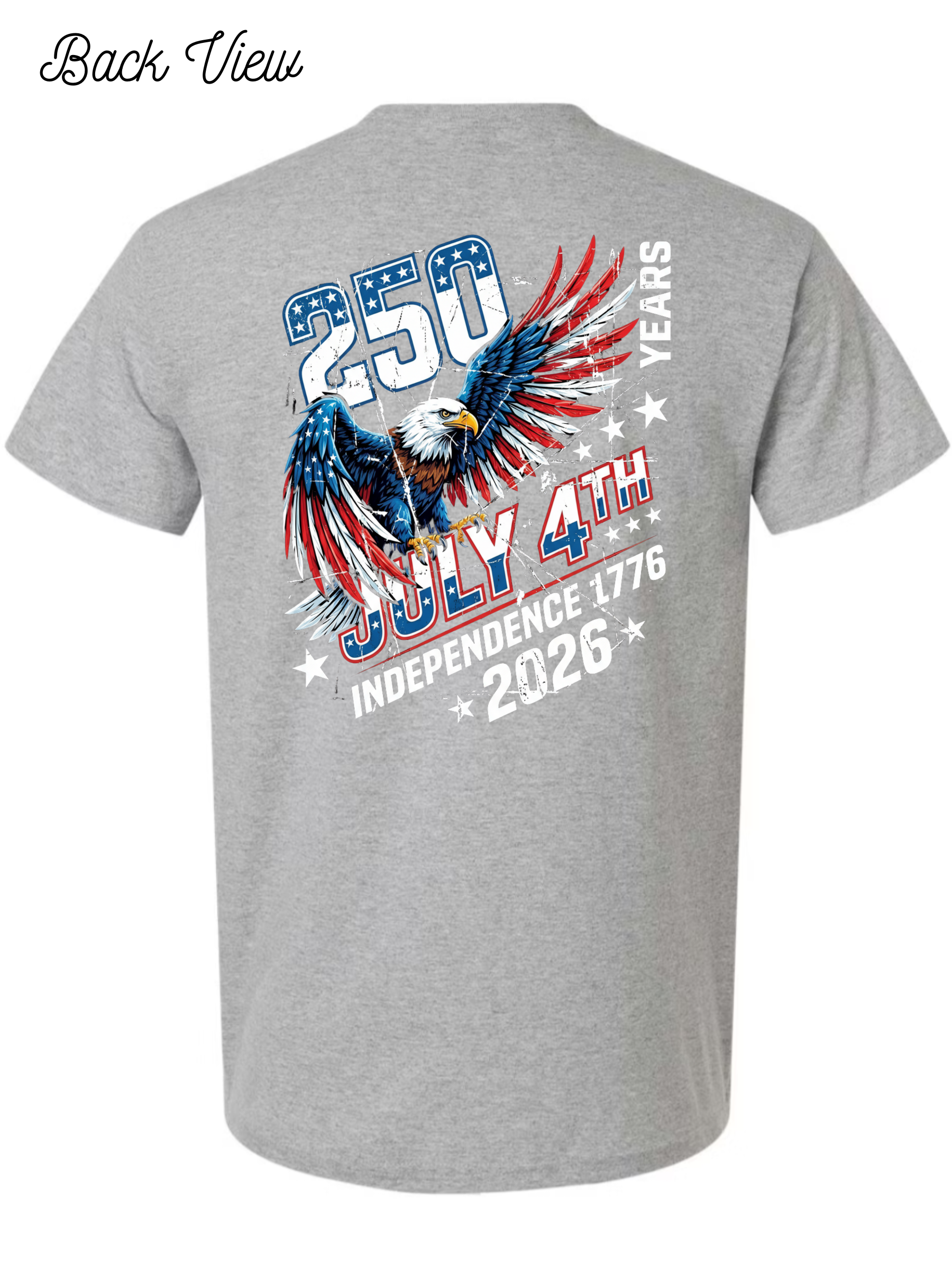 July 4th 250 Years of Independence 2026 T-Shirt Design #1071