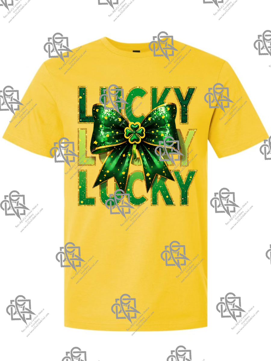 Lucky Girl Boots ST Patrick's Day T-Shirt