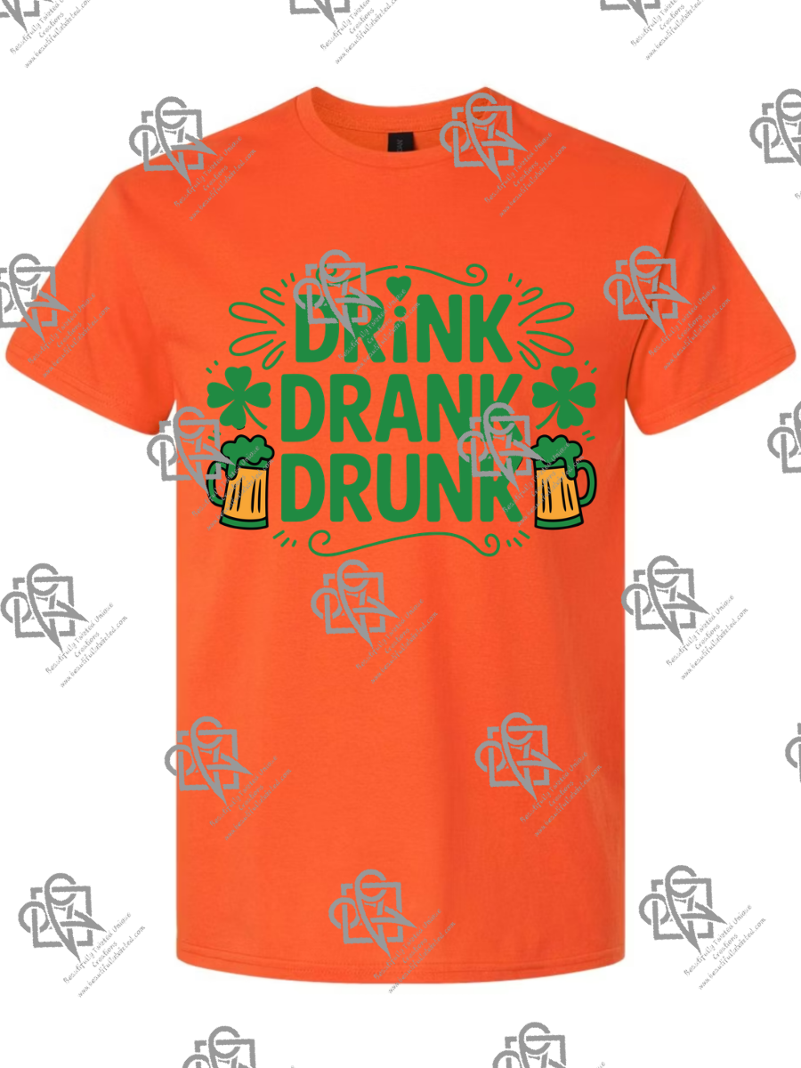 Drink Drank Drunk T-Shirt