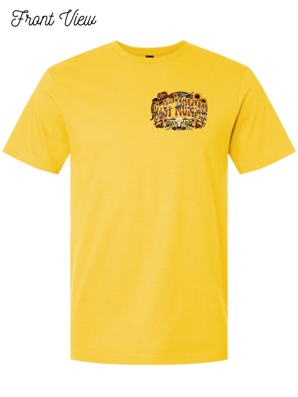 Best Momma Rustic Sunflower T-Shirt Design #1031