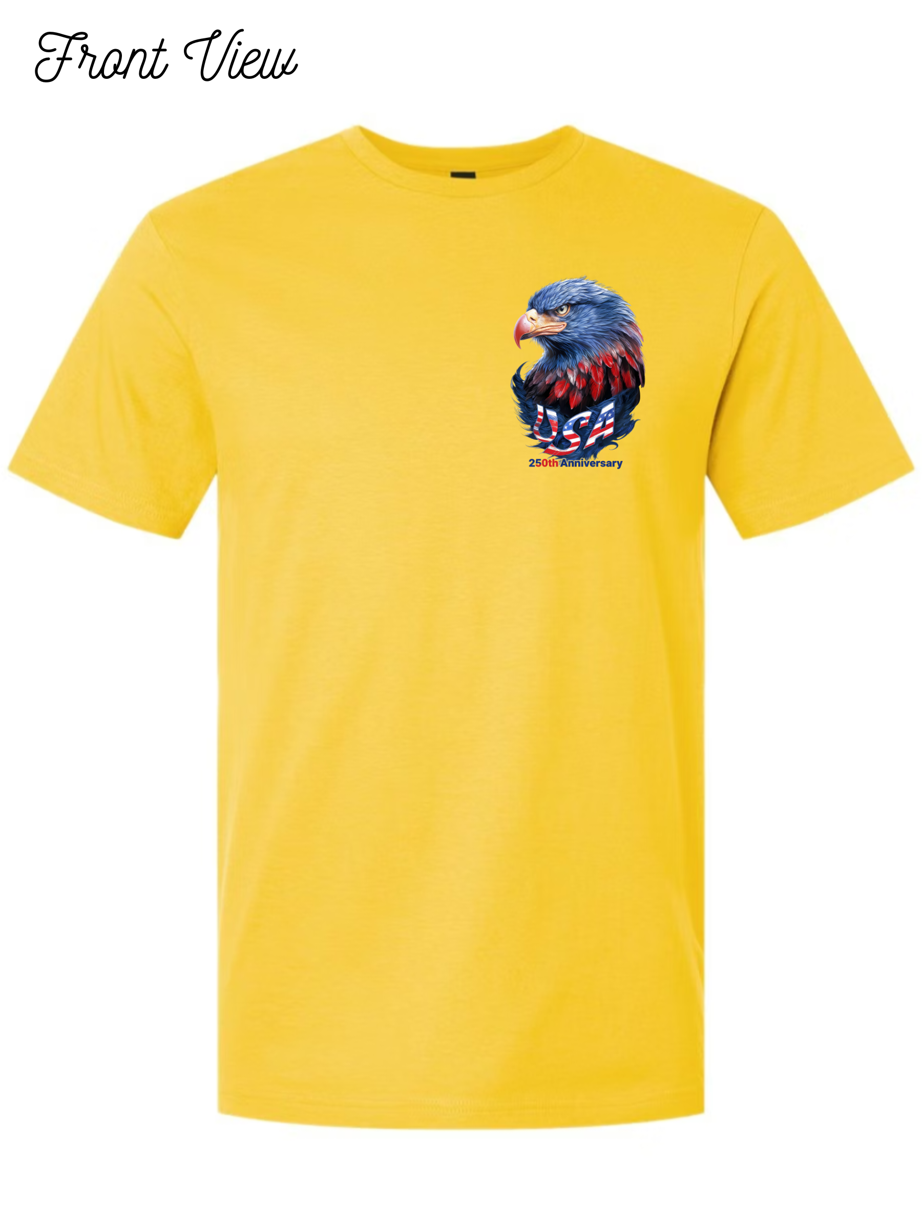 USA 250th Anniversary Eagle T-Shirt #1036