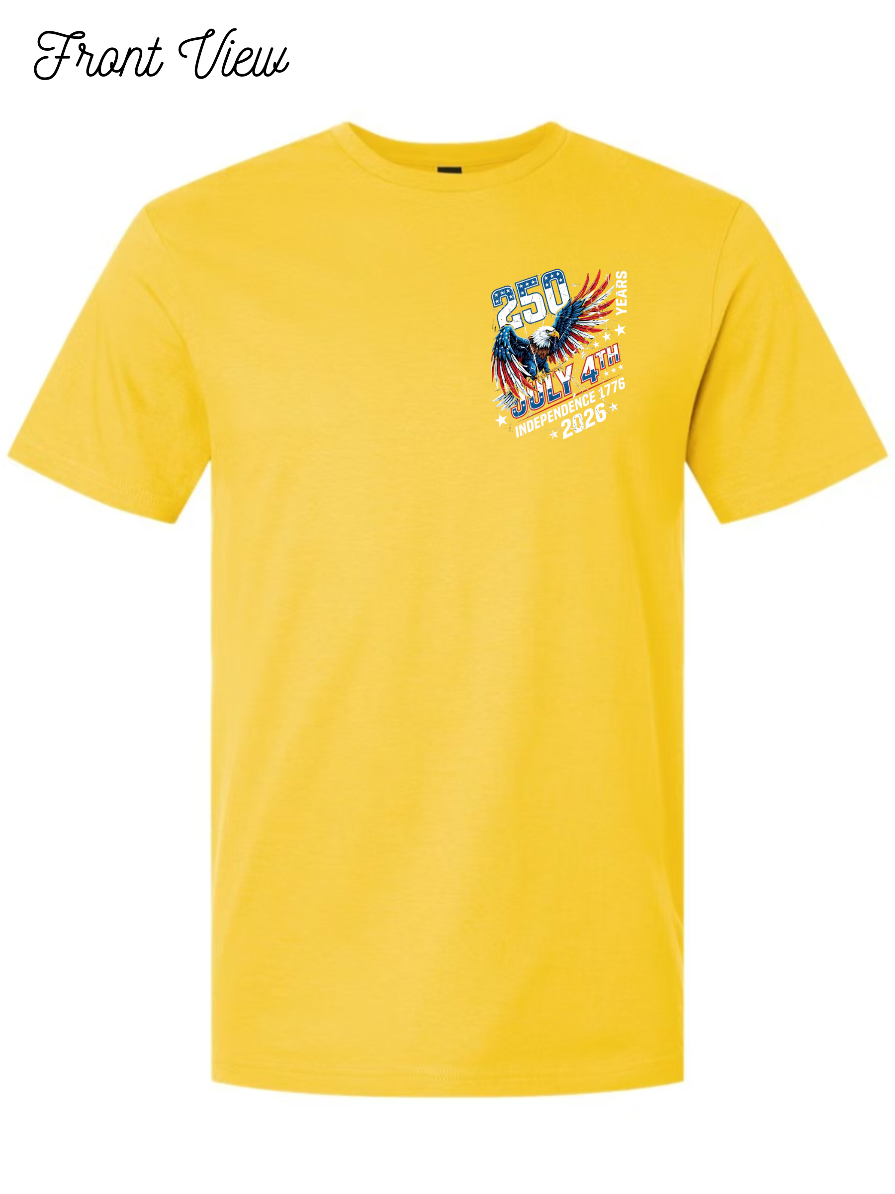 July 4th 250 Years of Independence 2026 T-Shirt Design #1071