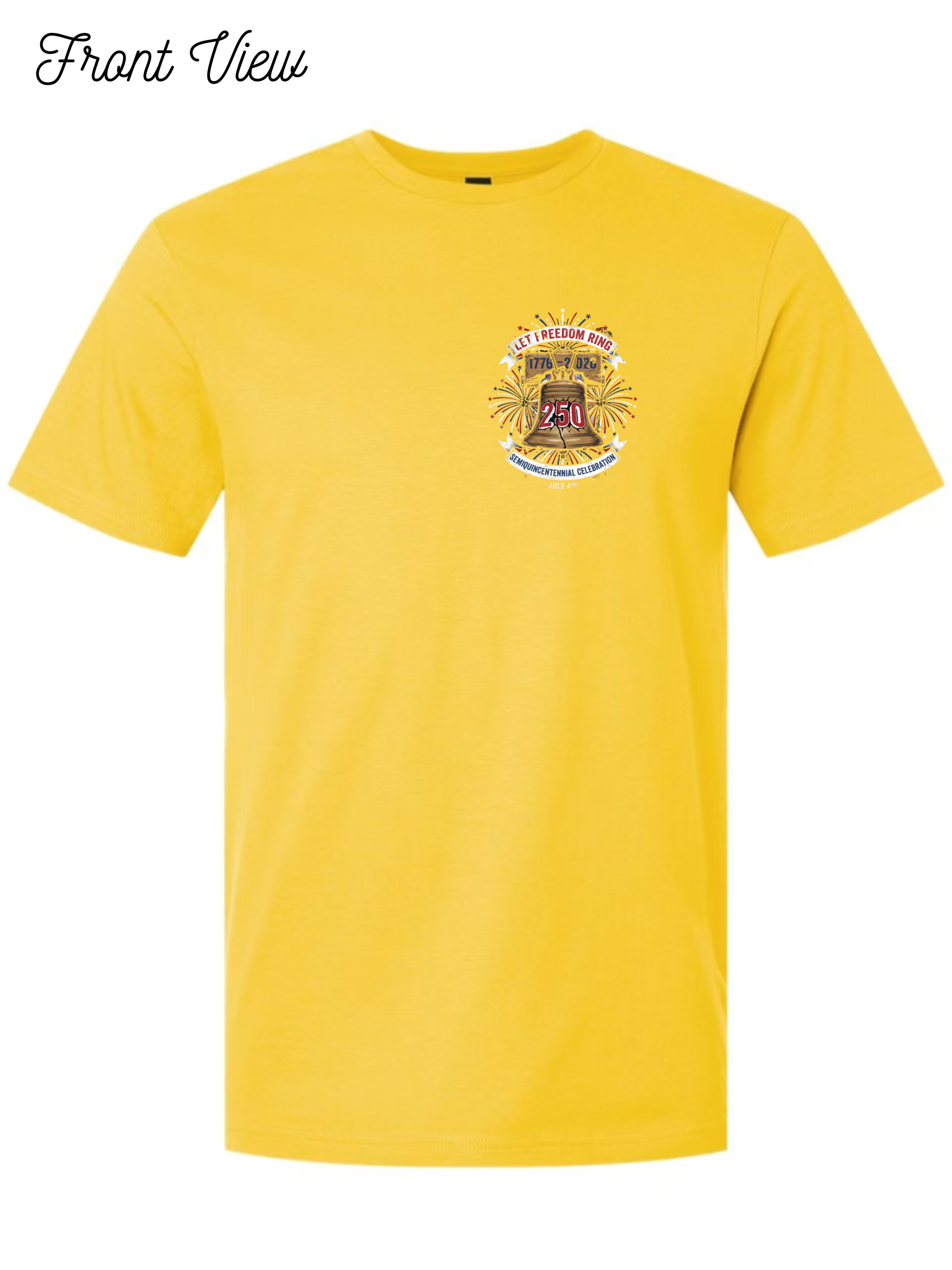 250th USA Birthday Liberty Bell T-Shirt Design #1068