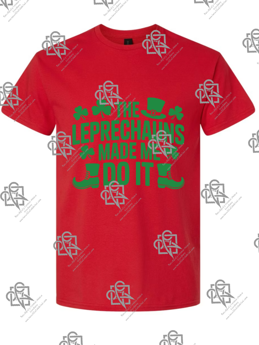 The Leprachuans Made Me Do It T-Shirt
