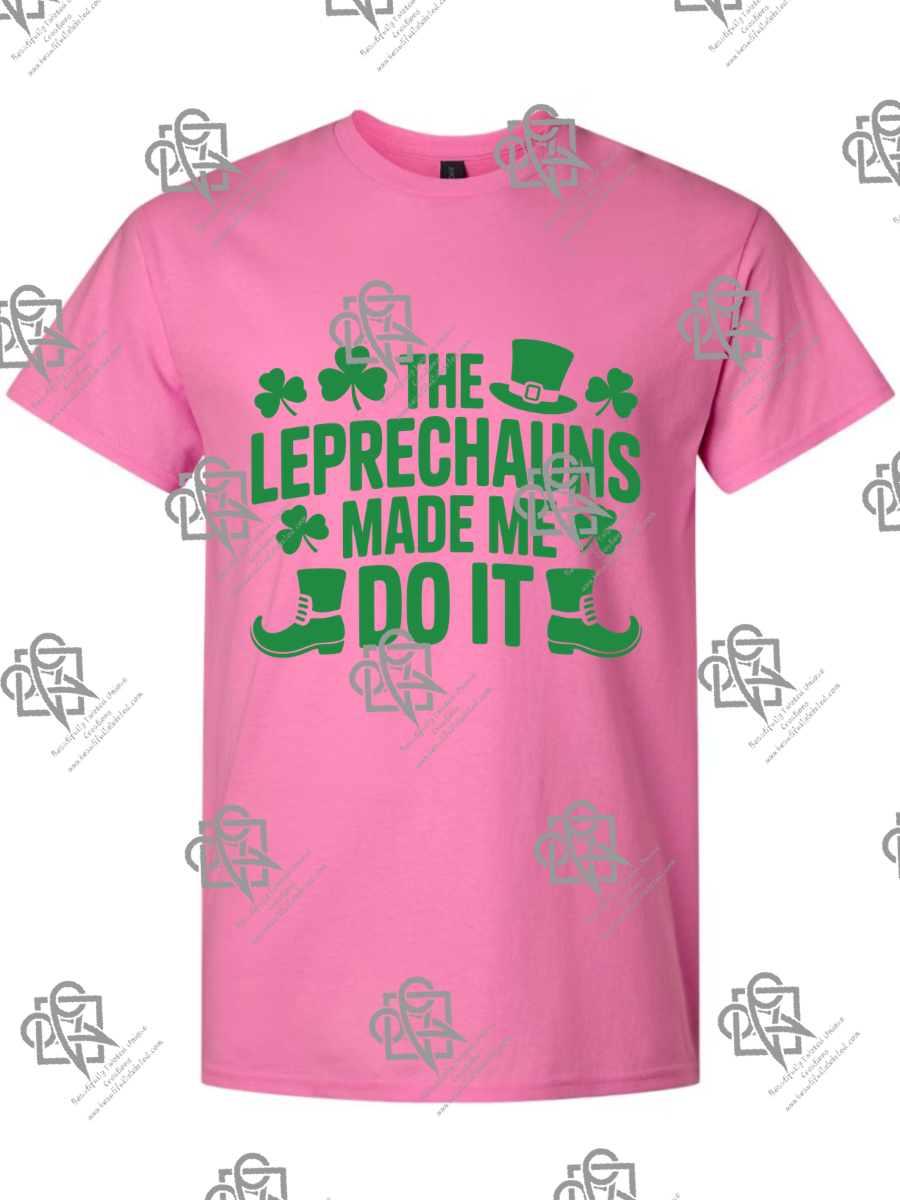 The Leprachuans Made Me Do It T-Shirt
