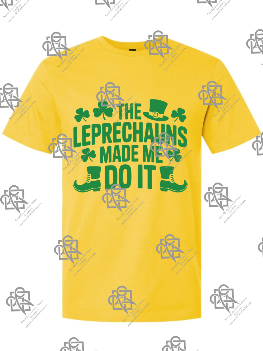 The Leprachuans Made Me Do It T-Shirt