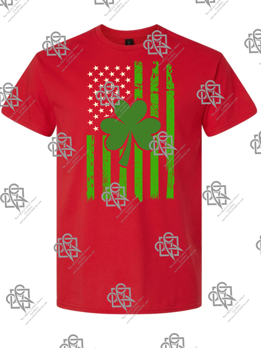 USA Clover Flag t-Shirt