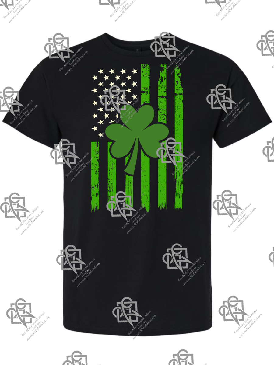 USA Clover Flag t-Shirt