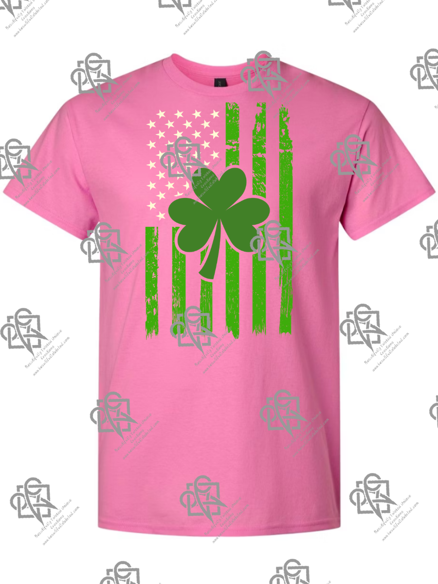 USA Clover Flag t-Shirt