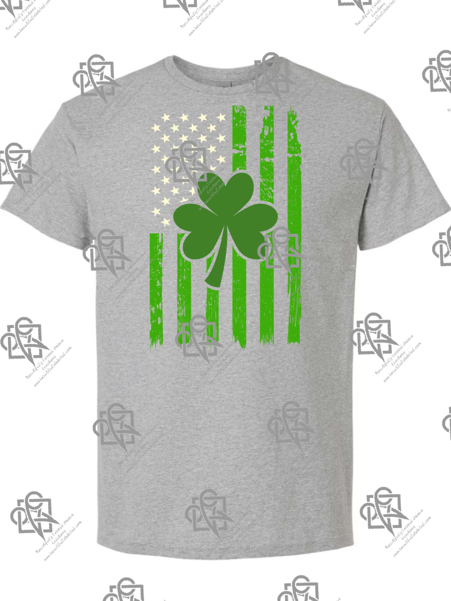 USA Clover Flag t-Shirt