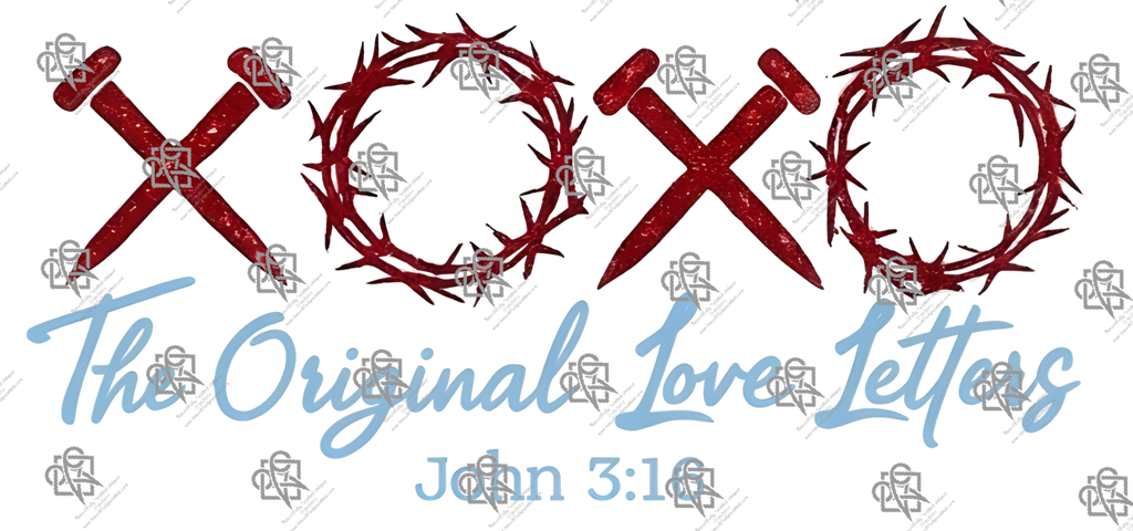 XOXO The Original Love Letter T-Shirt Design #1003