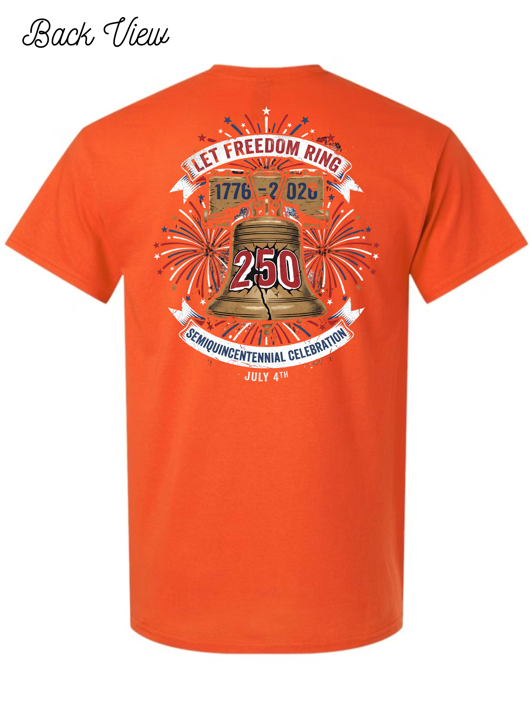 250th USA Birthday Liberty Bell T-Shirt Design #1068