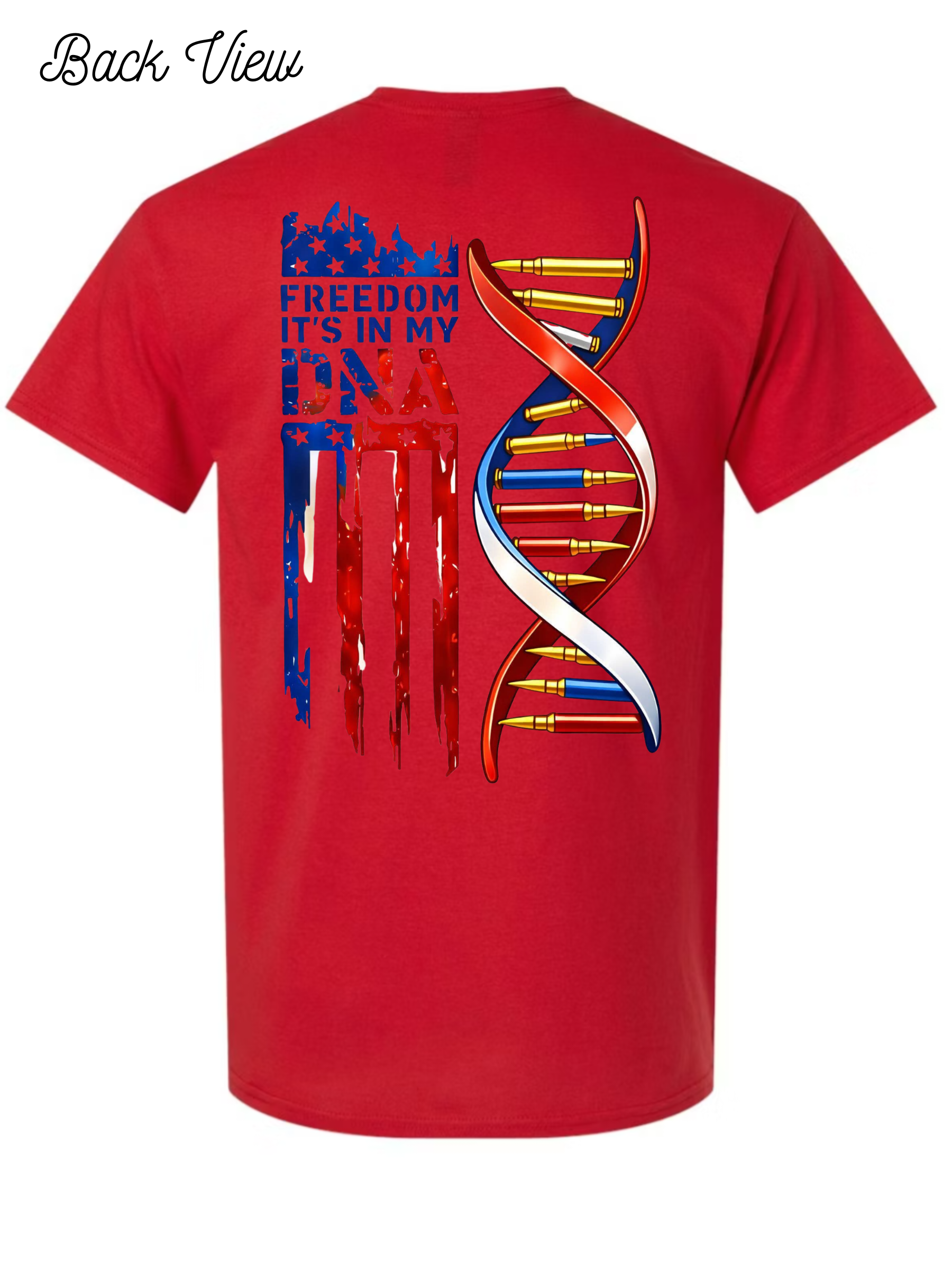 Freedom It's In My DNA T-Shirt Design #1029