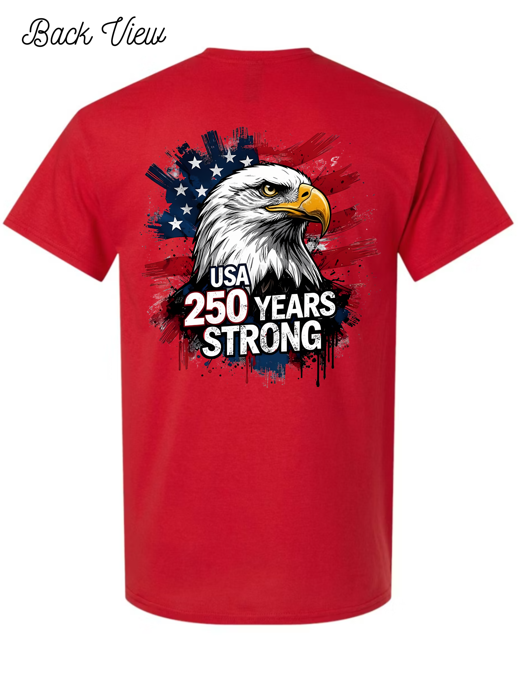 USA 250 Years Strong T-Shirt Design #1035