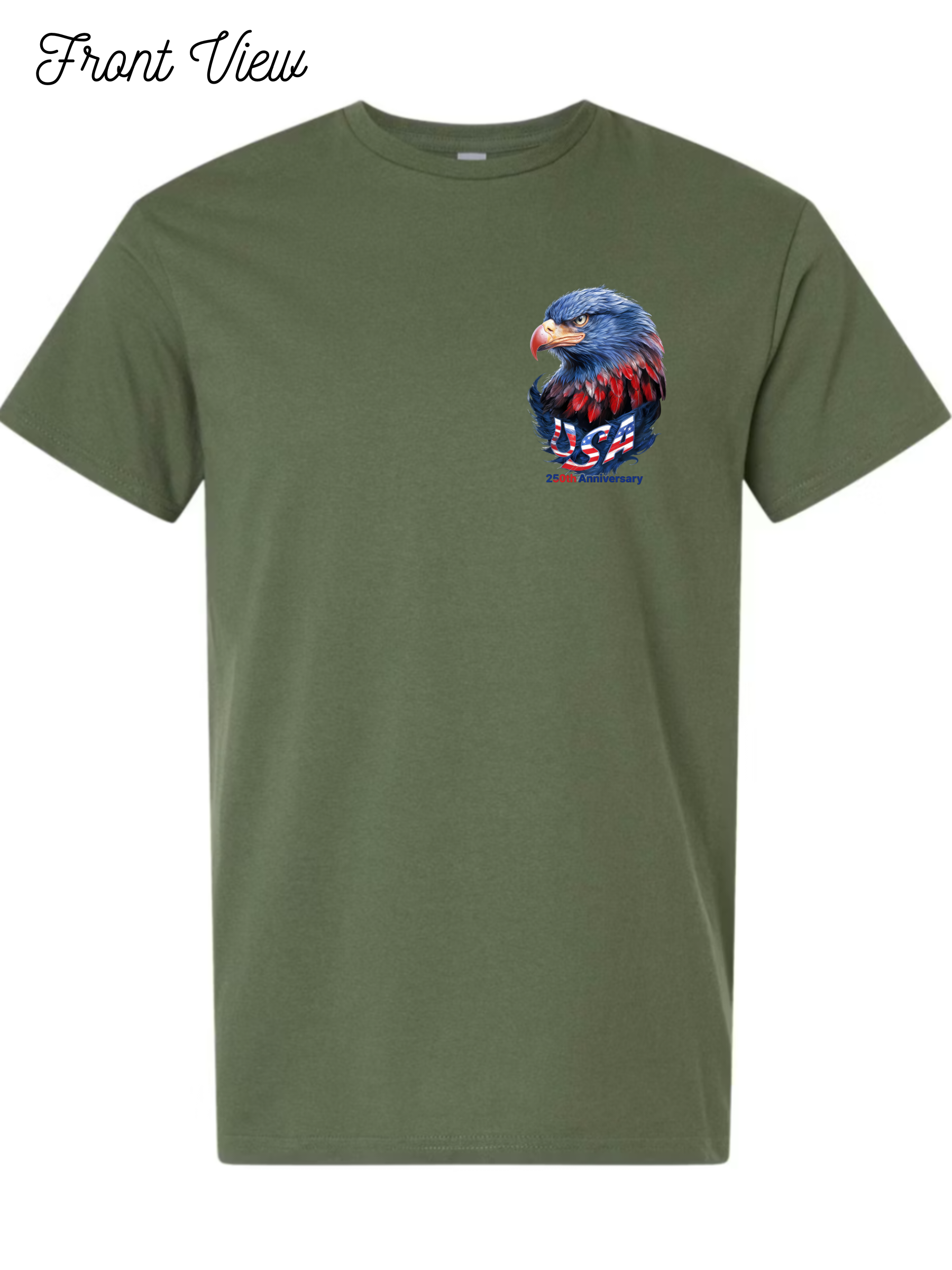 USA 250th Anniversary Eagle T-Shirt #1036