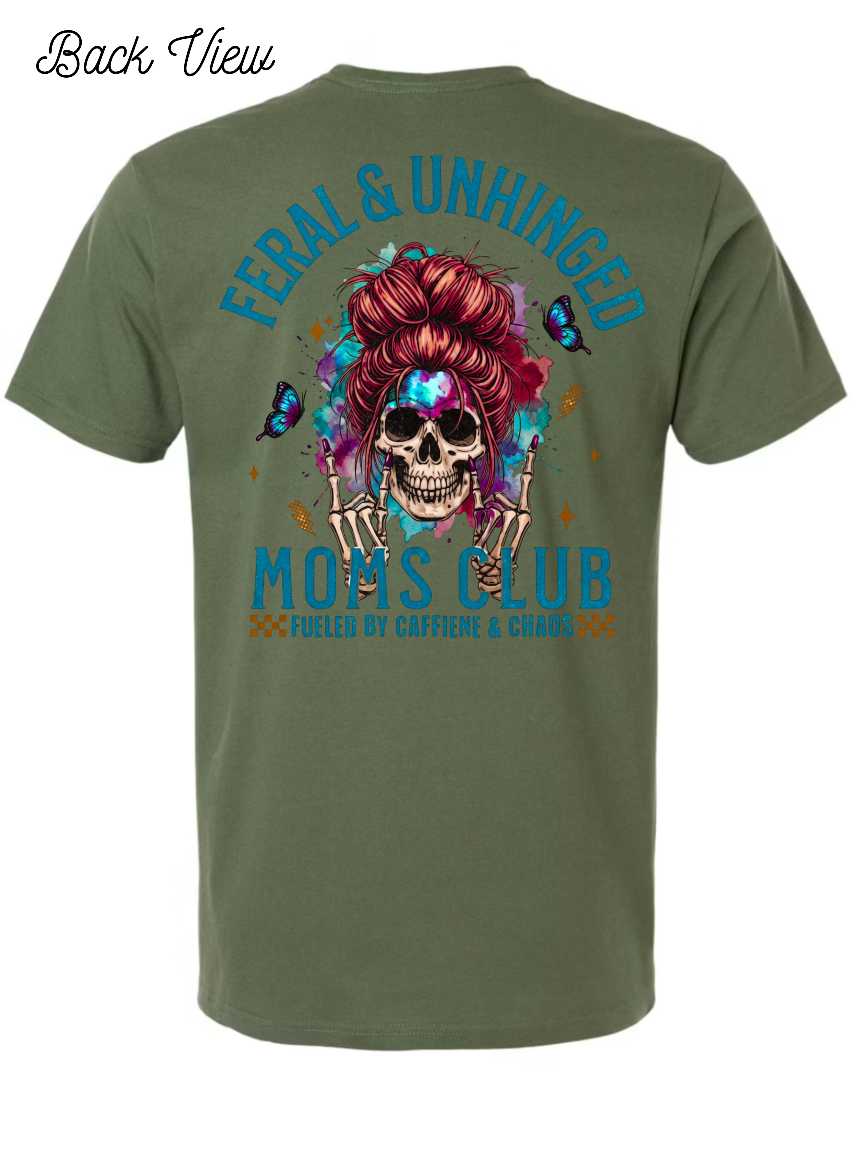 Feral & Unhinged Mom T-Shirt Design #1026