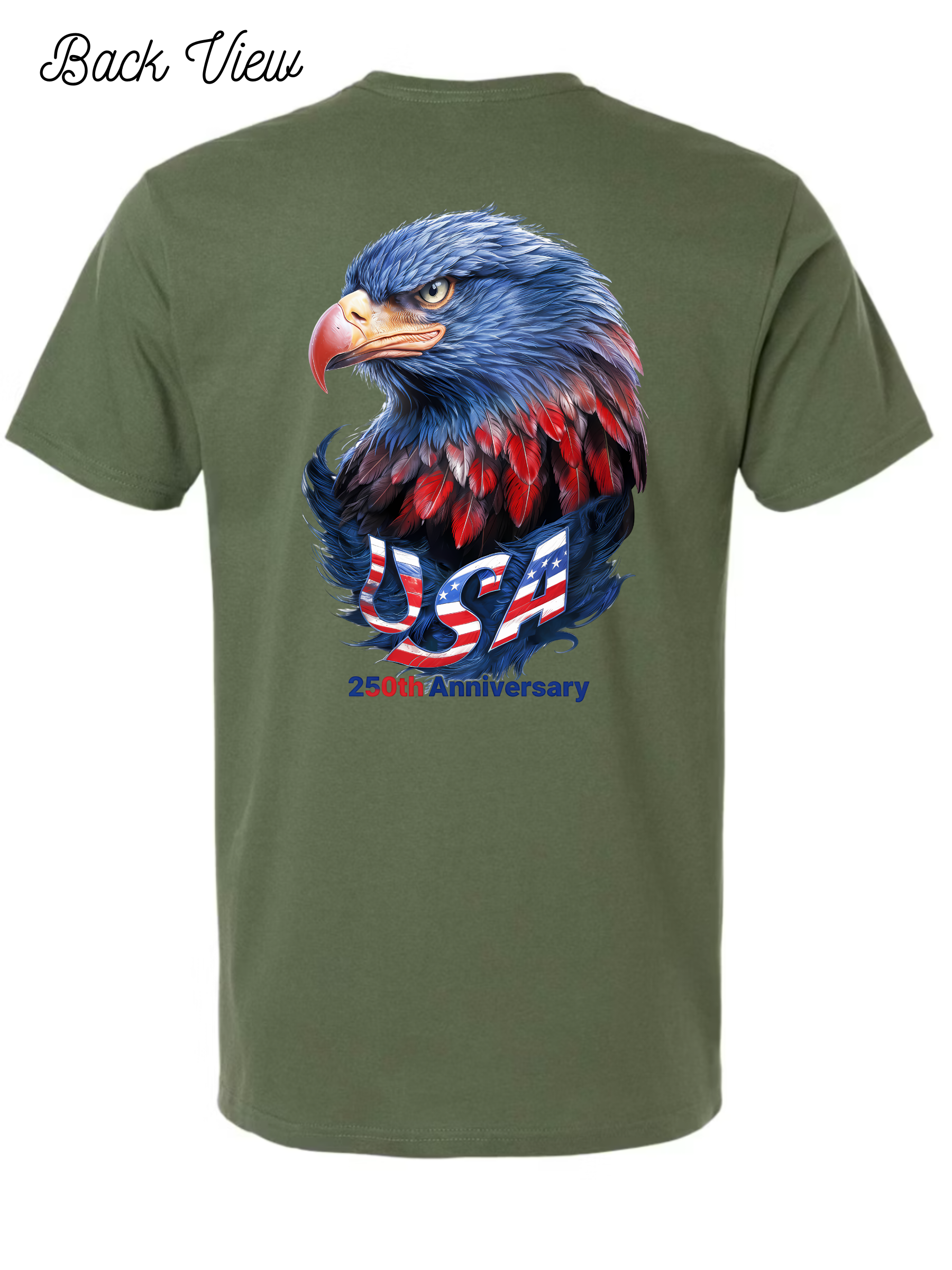 USA 250th Anniversary Eagle T-Shirt #1036