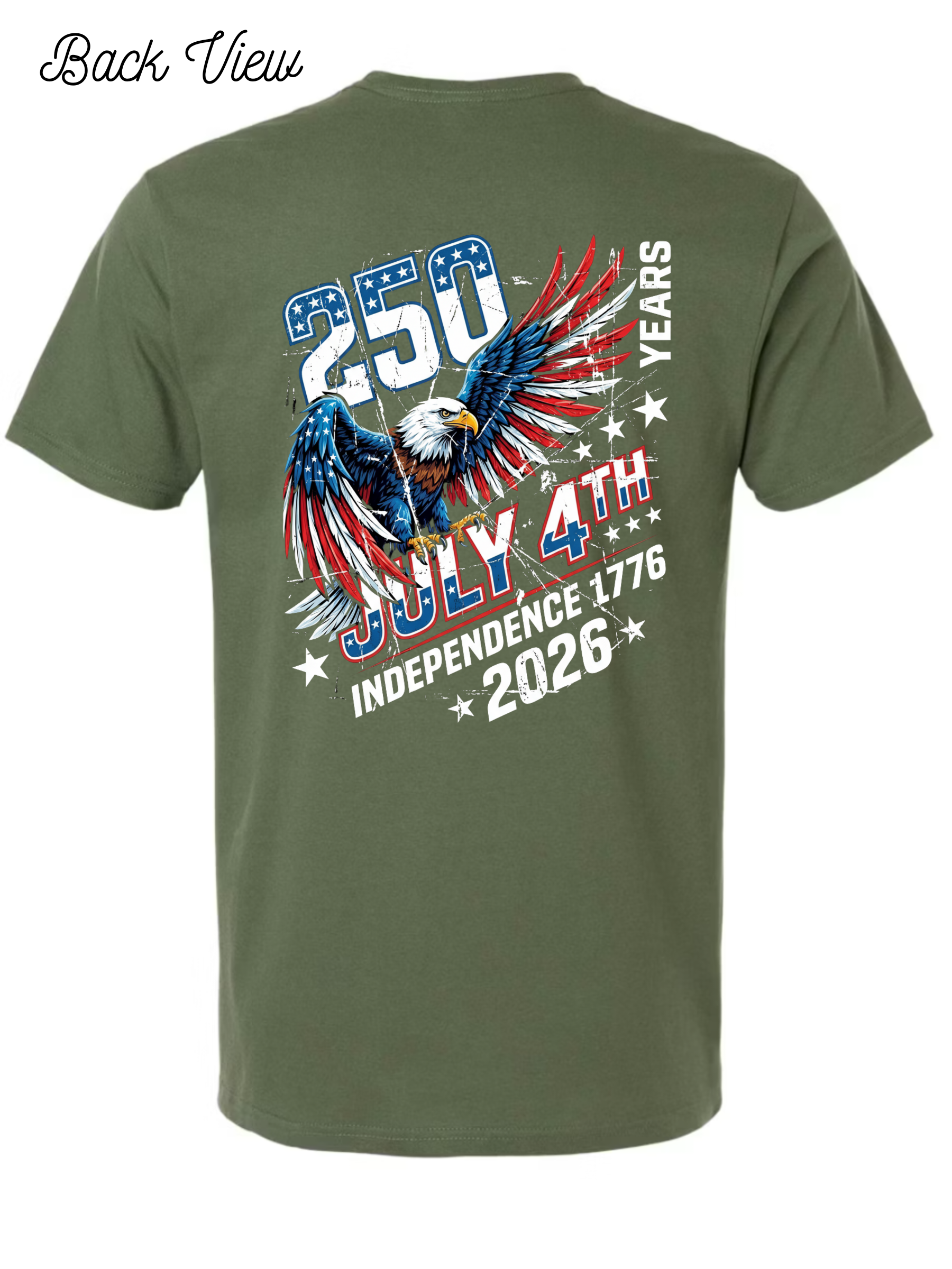 July 4th 250 Years of Independence 2026 T-Shirt Design #1071