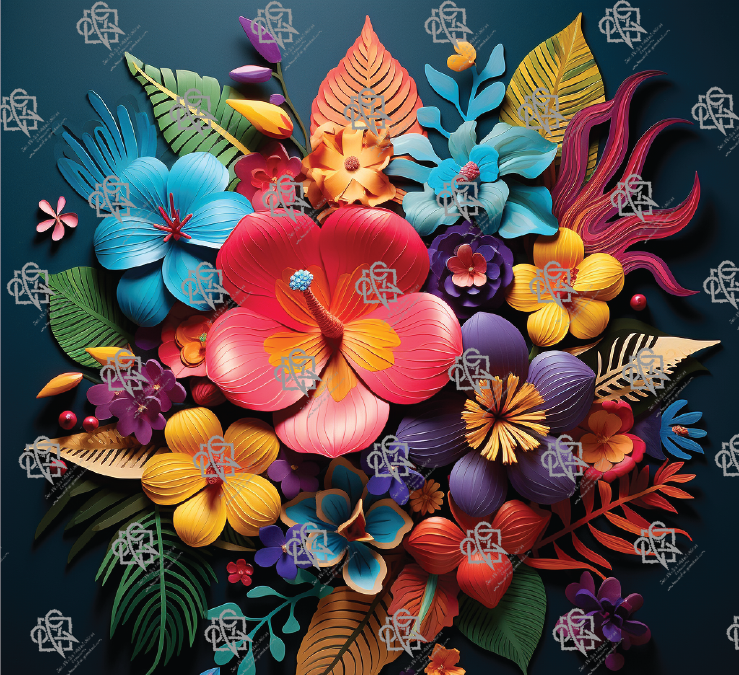 Hibiscus Flowers 20oz Tumbler