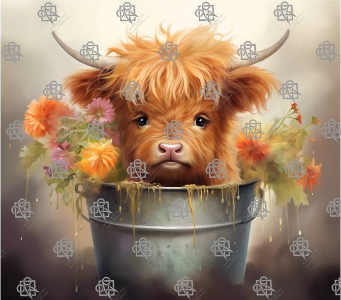 Baby Highland Cow 20 oz Tumbler