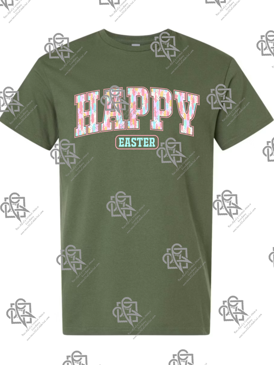 Varsity Happy Easter T-shirt