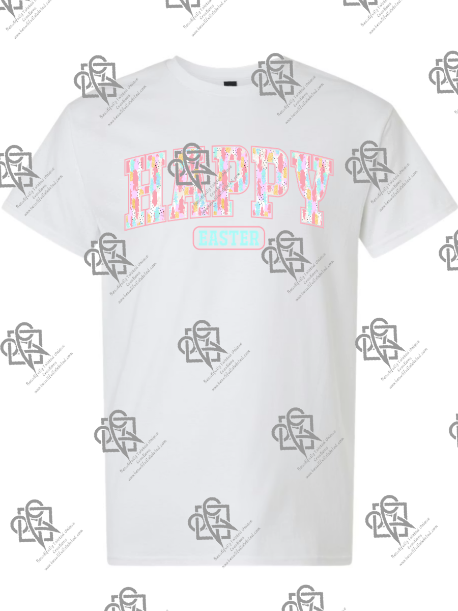 Varsity Happy Easter T-shirt