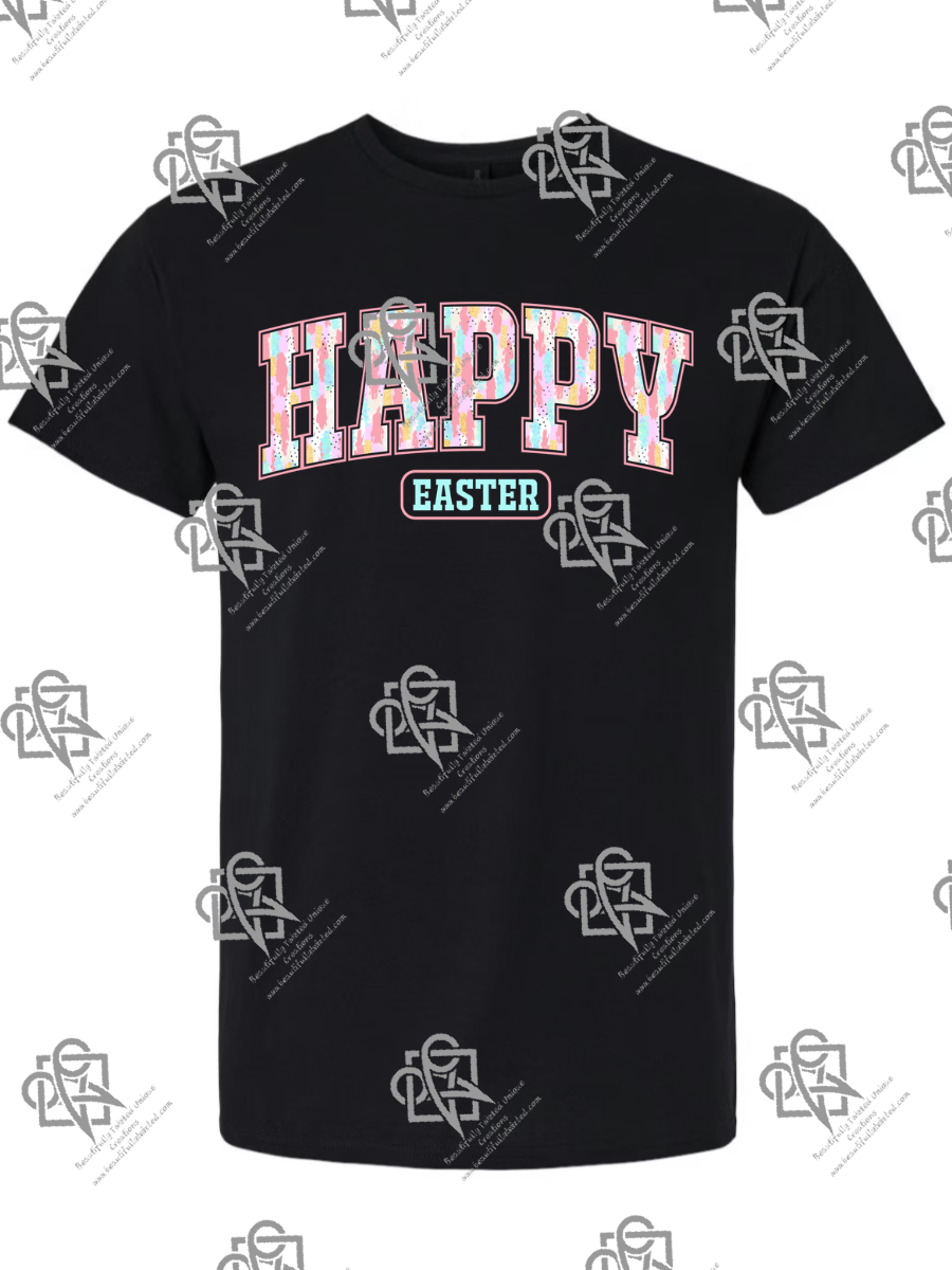 Varsity Happy Easter T-shirt