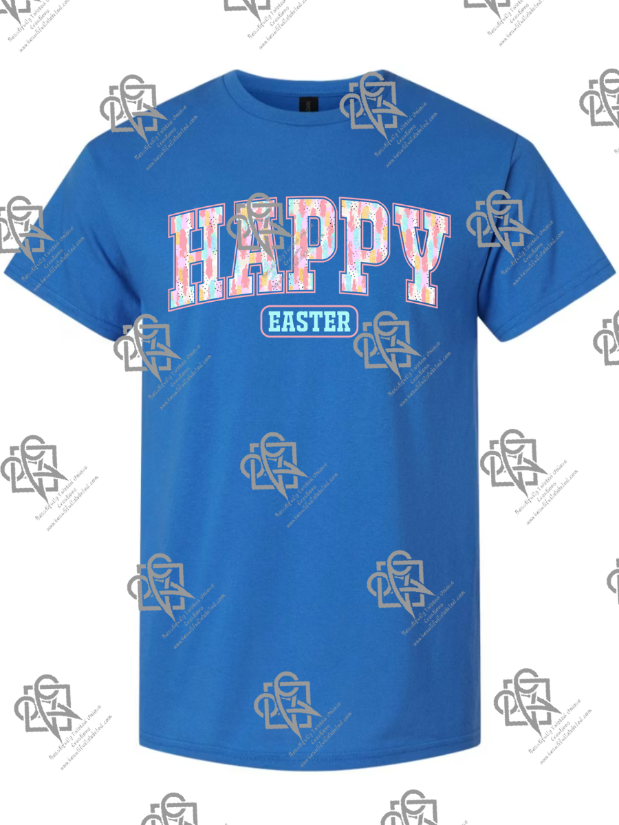 Varsity Happy Easter T-shirt