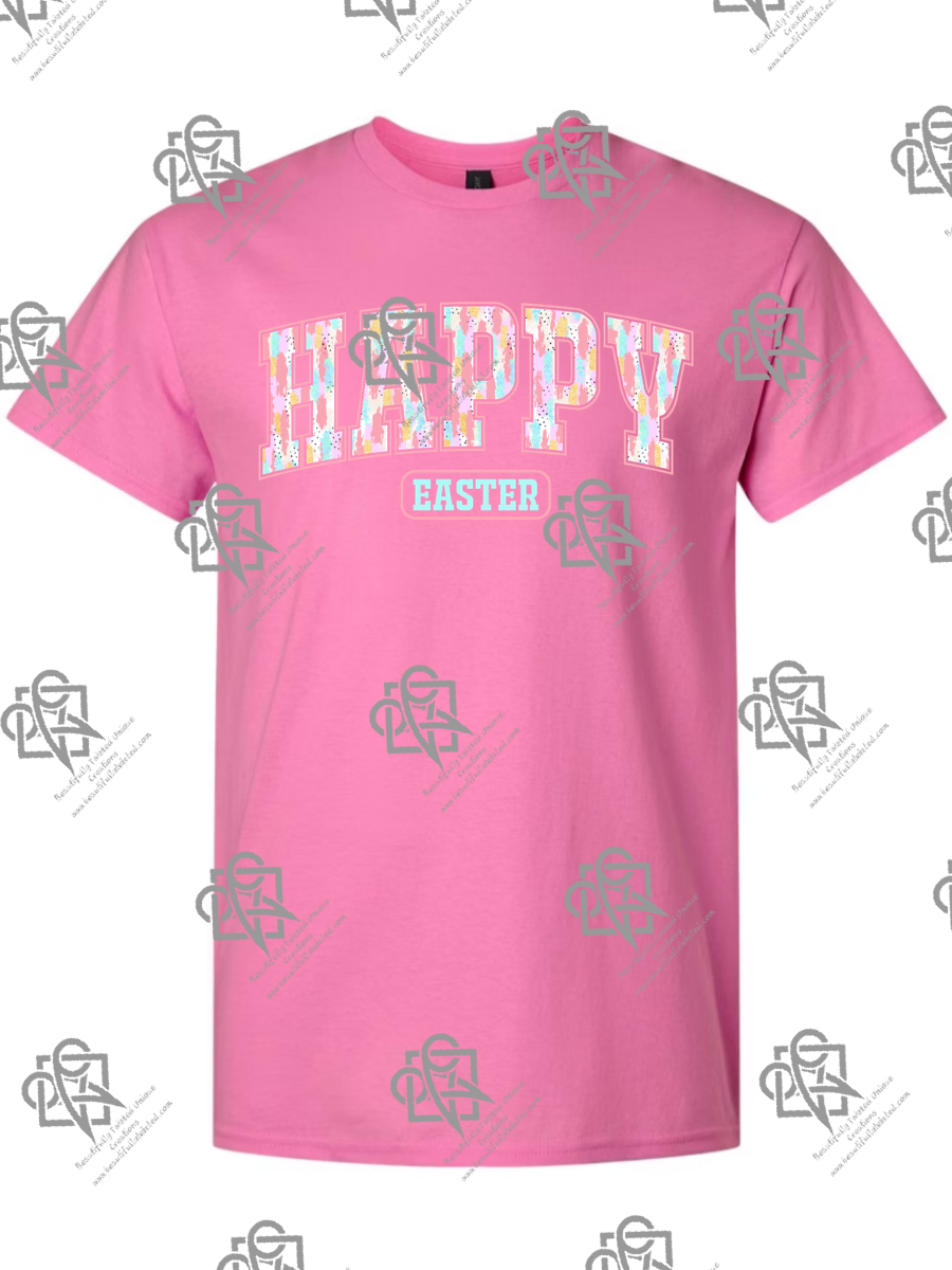 Varsity Happy Easter T-shirt