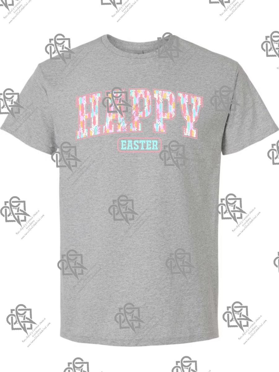 Varsity Happy Easter T-shirt
