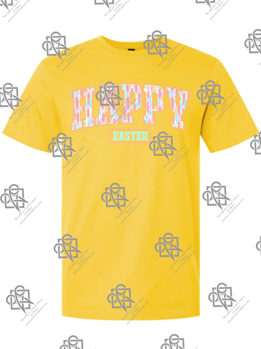 Varsity Happy Easter T-shirt