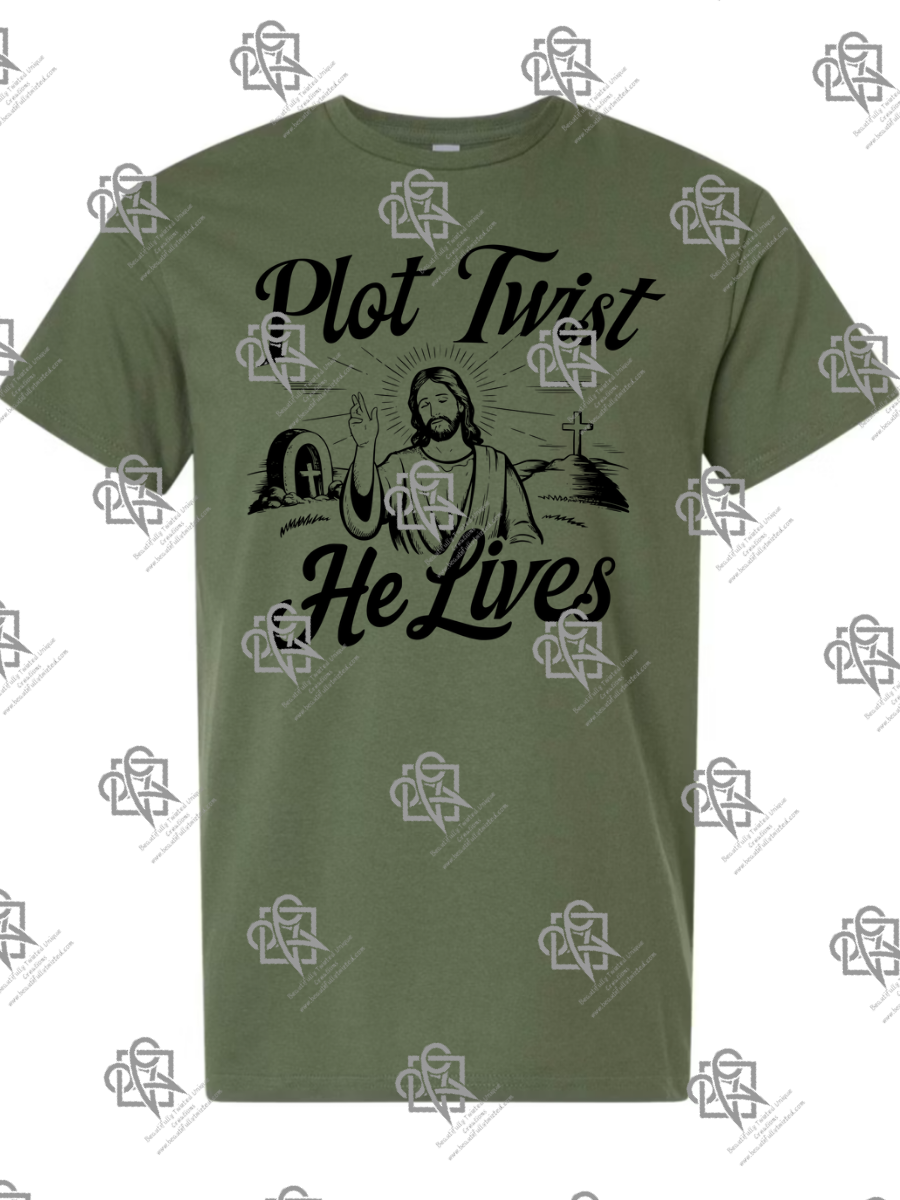 Plot Twist He Lives t-shirt