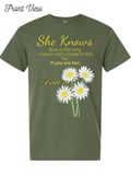 She Knows Amen T-Shirt Design #1072
